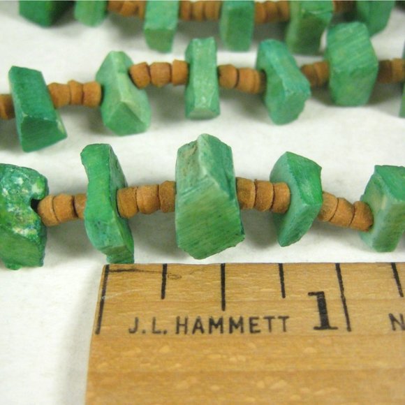 Plastic Chip Necklace Beaded 41 inch Vintage Strand Jewelry Statement Ombre - Picture 2 of 7